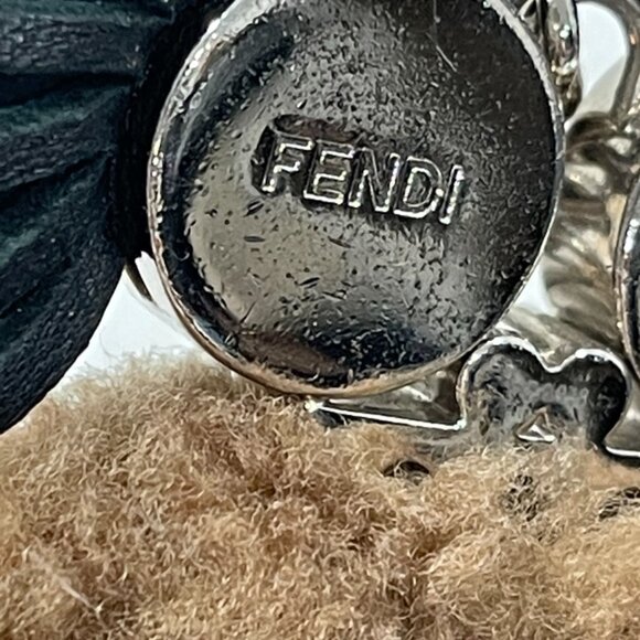 Fendi Monster Shearling Bag Charm/Key Ring (JB1276) - Picture 3 of 7